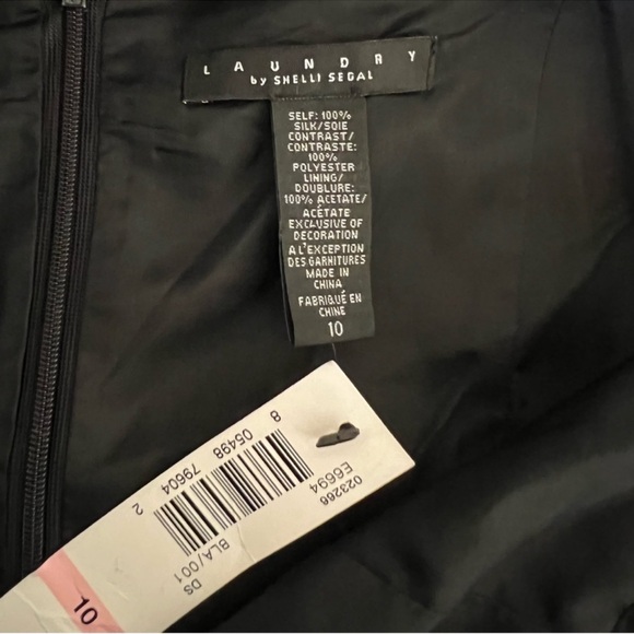 Laundry By Shelli Segal Navy Strapless Dress - Picture 10 of 12